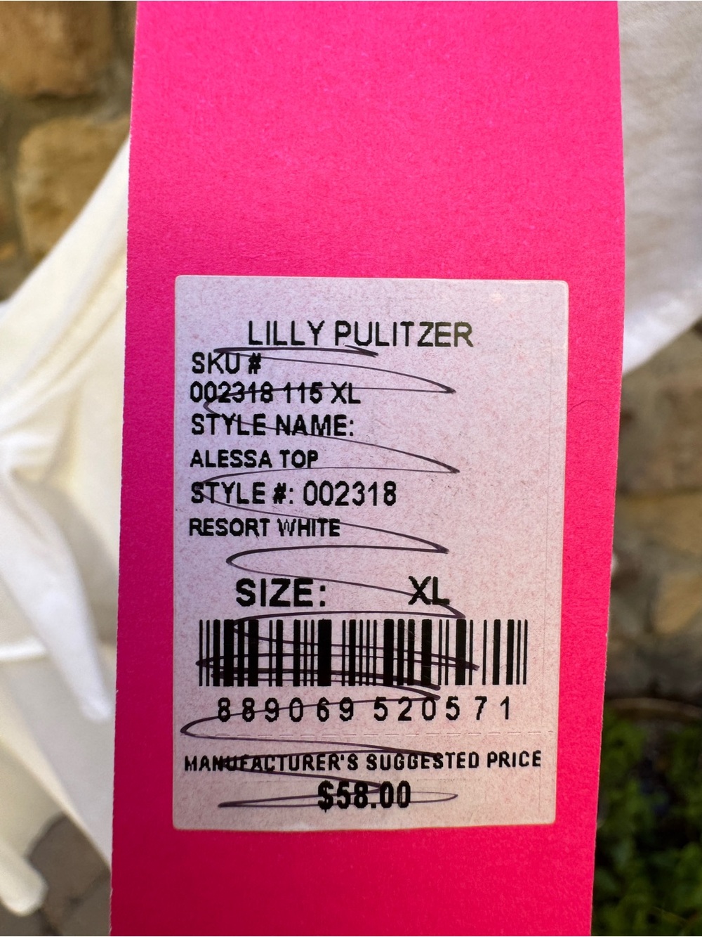 Lilly Pulitzer Alessa Ruffle Tank Top - Picture 4 of 4